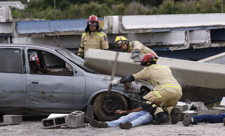 Simulado da força nacional do SUS