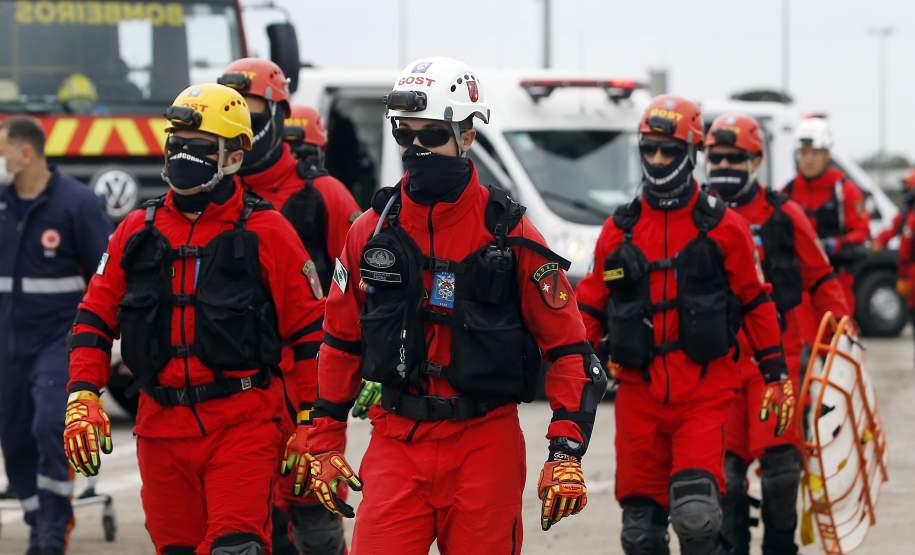 Simulado da força nacional do SUS
