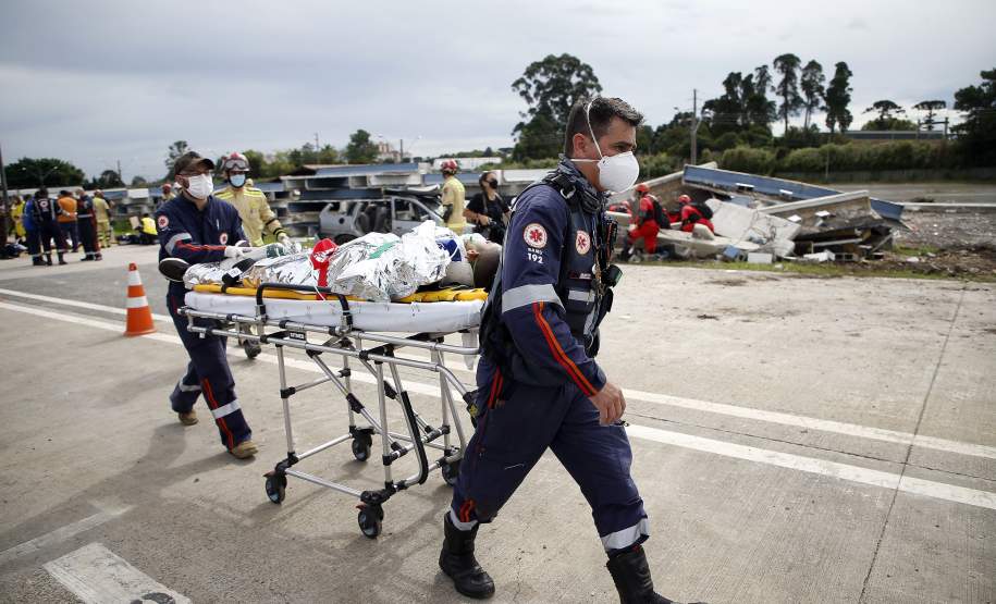 Simulado da força nacional do SUS