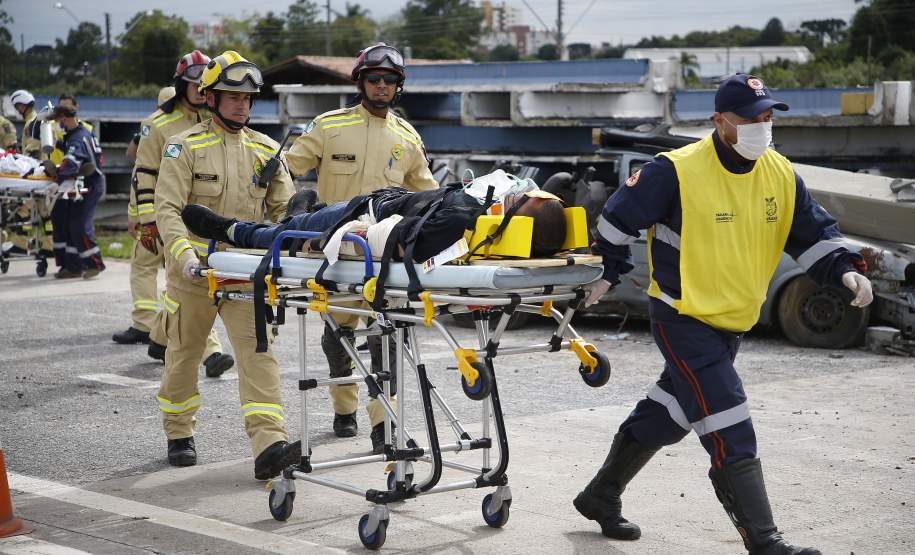 Simulado da força nacional do SUS