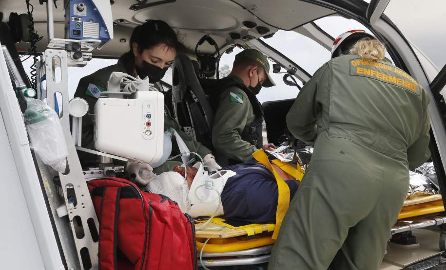 Simulado da força nacional do SUS