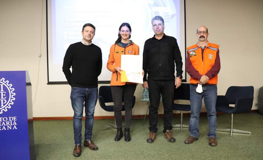 Palestra no IEP apresenta experiências e ações da Defesa Civil Estadual