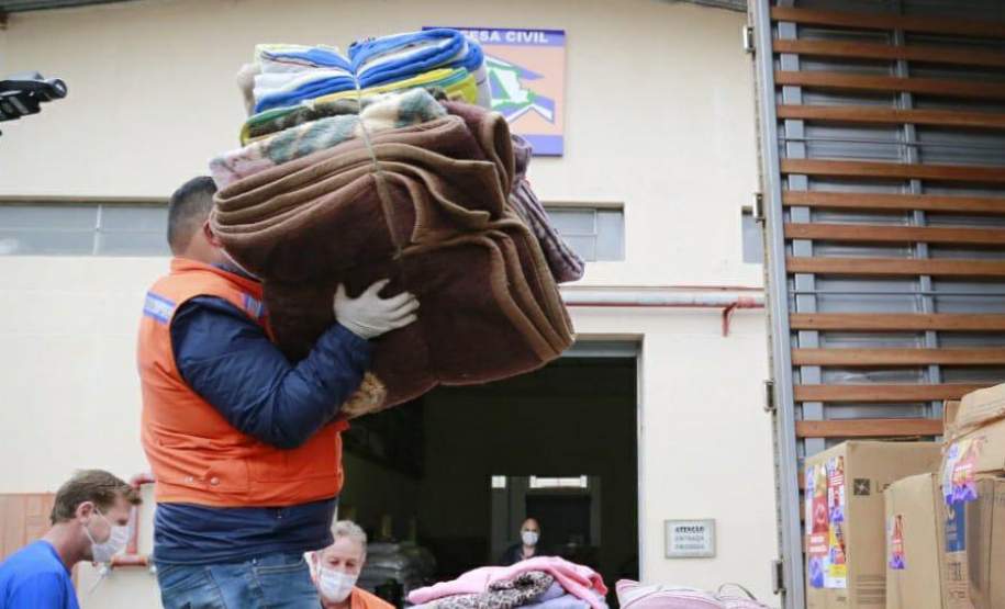 Doação de cobertores