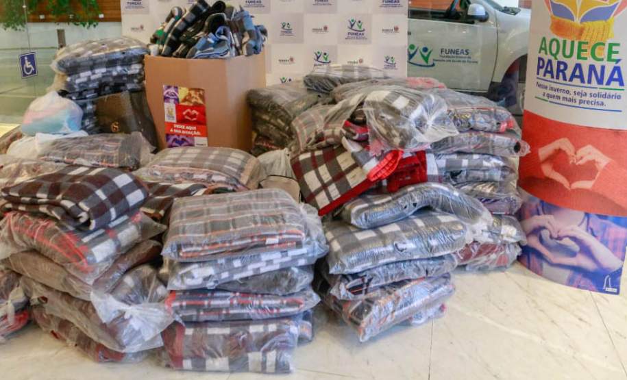 Doação de cobertores