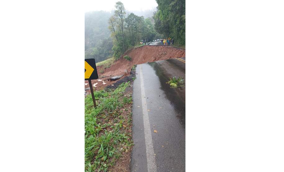 rodovias afetadas pelas chuvas