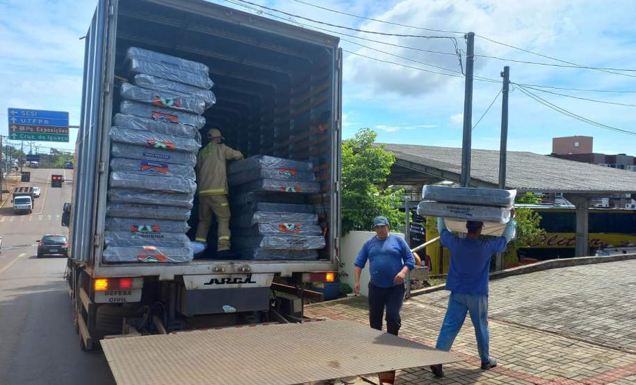 entrega de colchões