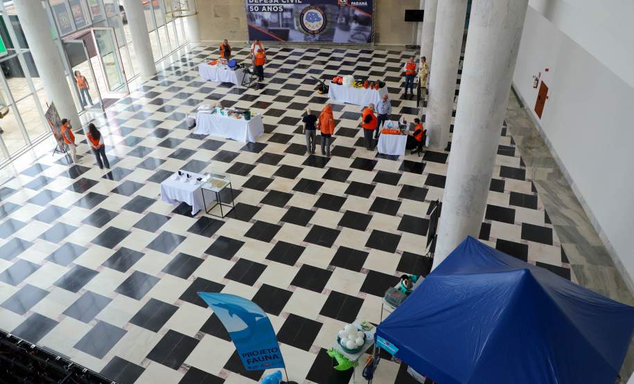 Exposição no Palácio Iguaçu comemorou 50 anos da Defesa Civil do Paraná