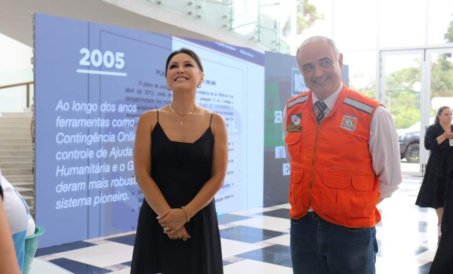 Exposição no Palácio Iguaçu comemorou 50 anos da Defesa Civil do Paraná