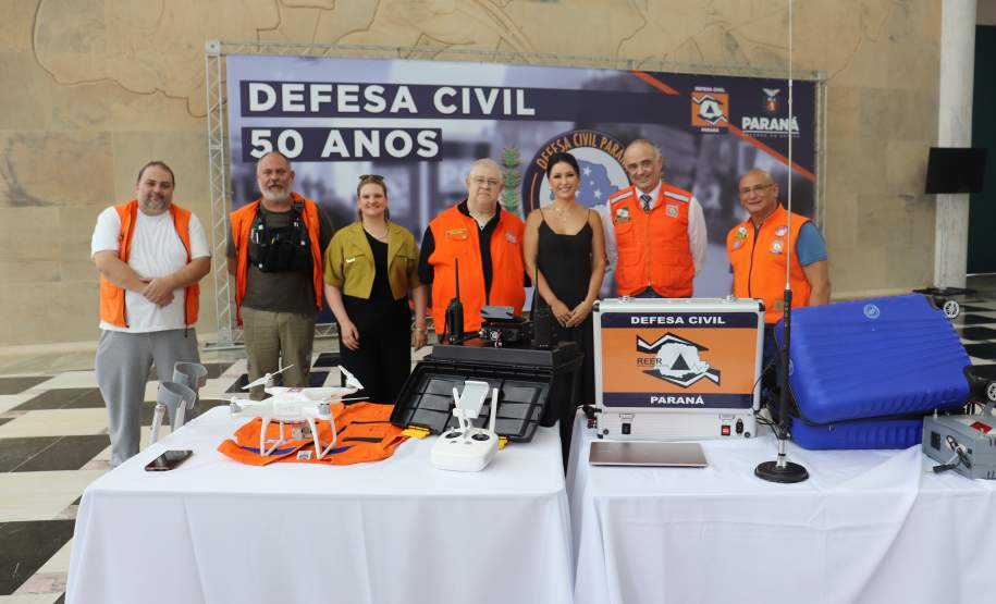 Exposição no Palácio Iguaçu comemorou 50 anos da Defesa Civil do Paraná