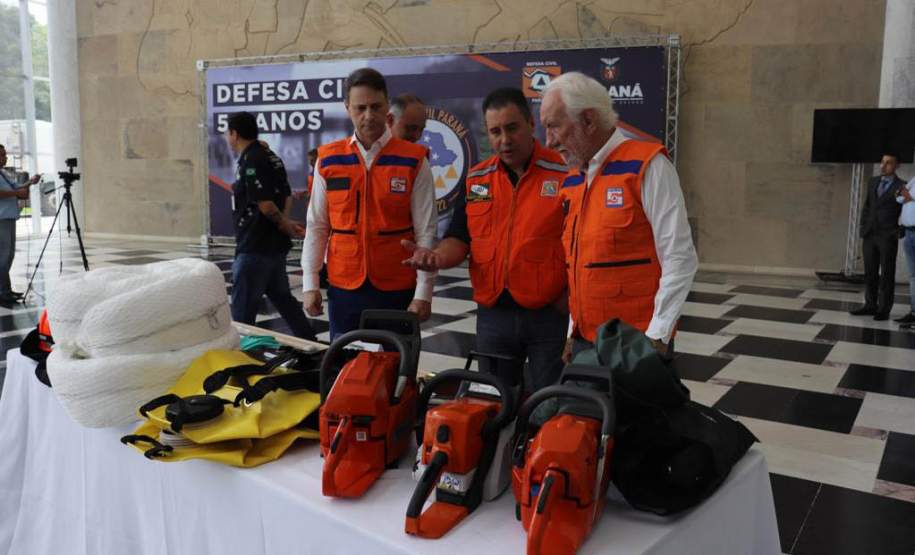 Exposição no Palácio Iguaçu comemorou 50 anos da Defesa Civil do Paraná