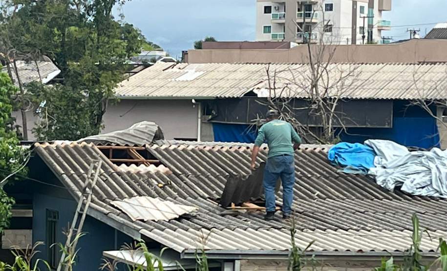 Defesa Civil vai distribuir telhas para Nova Laranjeiras