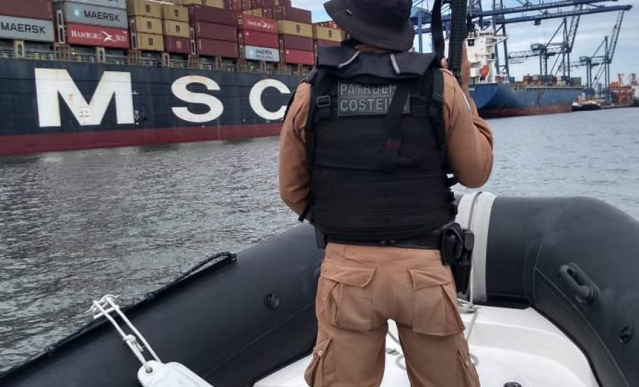 Exercício no Porto de Antonina simula atendimento de emergência com produto tóxico