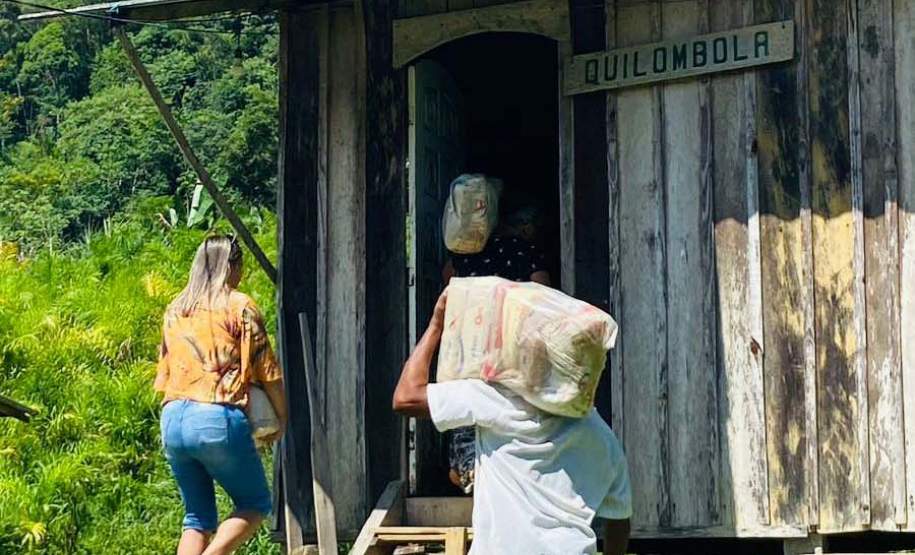Estado conclui entrega de 7.500 cestas básicas para famílias quilombolas
