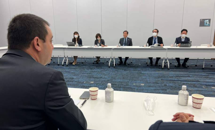 Estado busca novos investimentos em sustentabilidade em reunião com agência japonesa