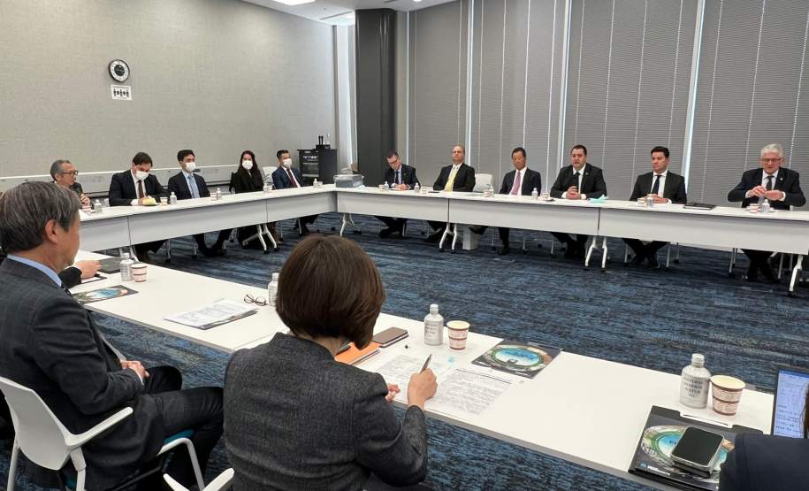 Estado busca novos investimentos em sustentabilidade em reunião com agência japonesa