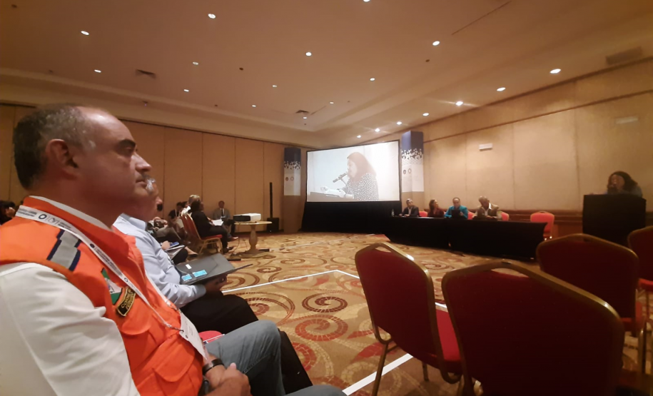 Comitiva do Paraná integra discussões no Uruguai sobre a gestão de riscos e desastres do continente