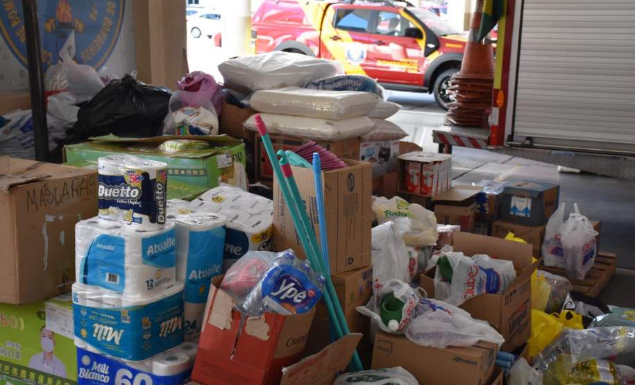 Campanha de solidariedade do Paraná arrecada 22 mil itens para o Rio Grande do Sul