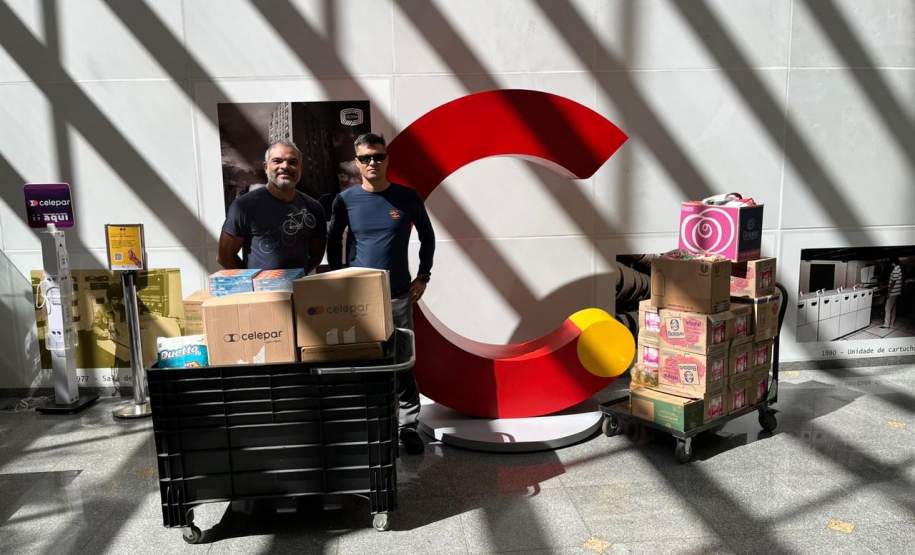 Campanha de solidariedade do Paraná arrecada 22 mil itens para o Rio Grande do Sul