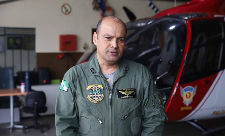 Paraná envia helicóptero para auxiliar atendimento em Santa Catarina