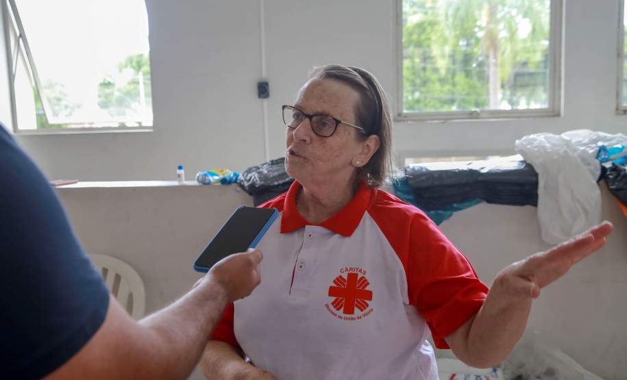 Em União da Vitória, governador Ratinho Junior anuncia pacote para auxílio às vítimas de enchentes