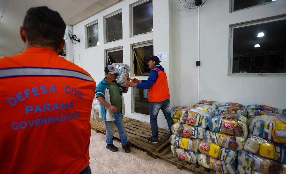 Mais 580 cestas básicas chegam a União da Vitória; Estado reforça suporte em regiões mais críticas