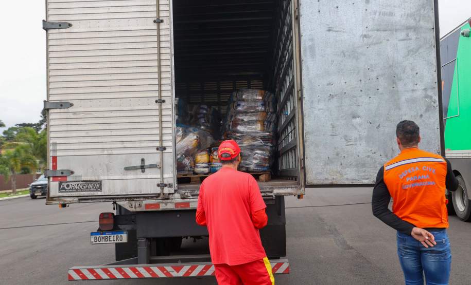 Mais 580 cestas básicas chegam a União da Vitória; Estado reforça suporte em regiões mais críticas