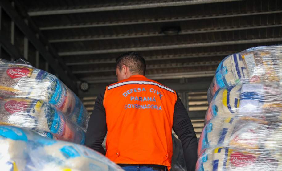 Mais 580 cestas básicas chegam a União da Vitória; Estado reforça suporte em regiões mais críticas