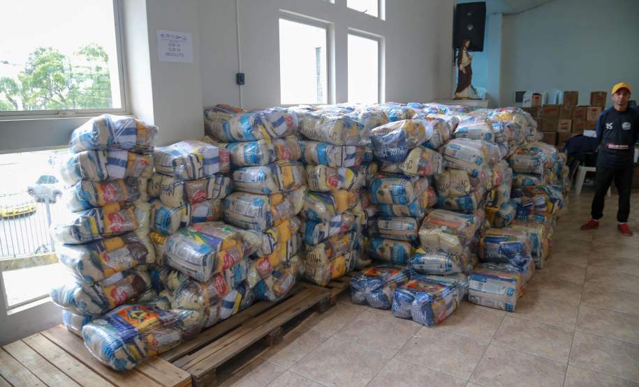 Em União da Vitória, governador Ratinho Junior anuncia pacote para auxílio às vítimas de enchentes