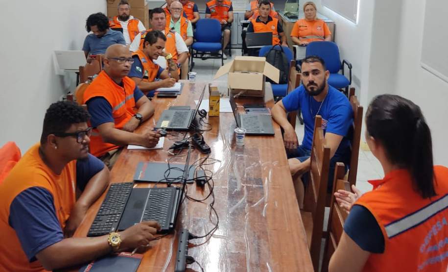 Treinamento com Defesas Civis do Litoral do Paraná