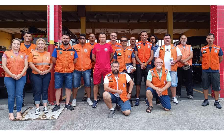 Treinamento com Defesas Civis do Litoral do Paraná