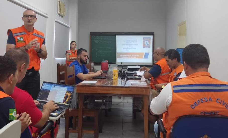 Treinamento com Defesas Civis do Litoral do Paraná