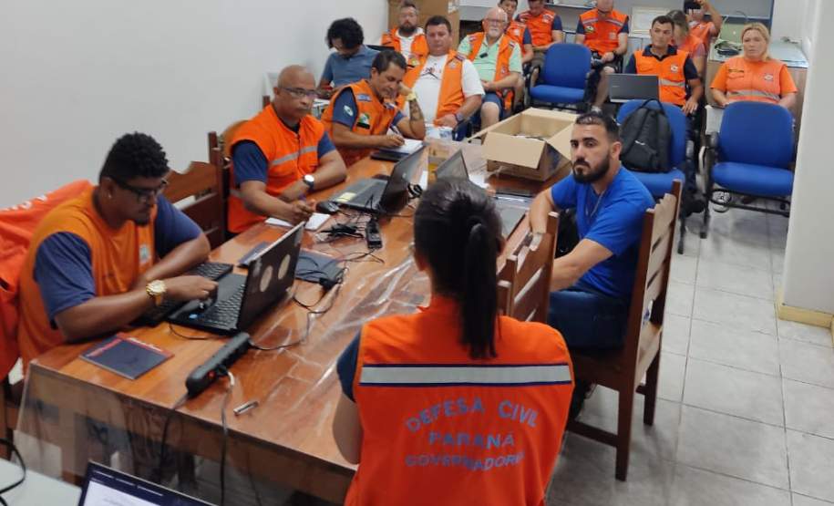 Treinamento com Defesas Civis do Litoral do Paraná
