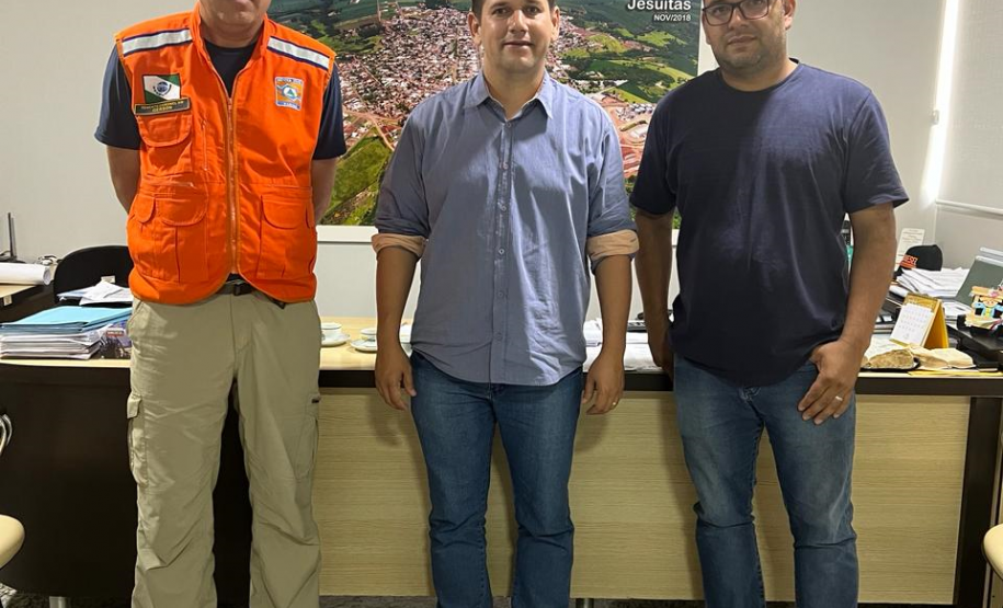 Defesa Civil Estadual visita o município de Jesuítas