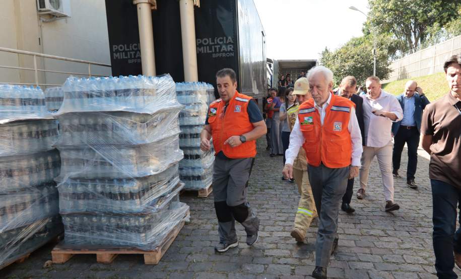 Estado envia nova remessa com mais de 300 toneladas de donativos ao Rio Grande do Sul