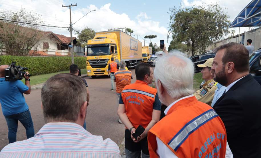 Estado envia nova remessa com mais de 300 toneladas de donativos ao Rio Grande do Sul