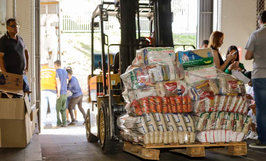 Paraná envia mais de 190 toneladas de donativos para o Rio Grande do Sul