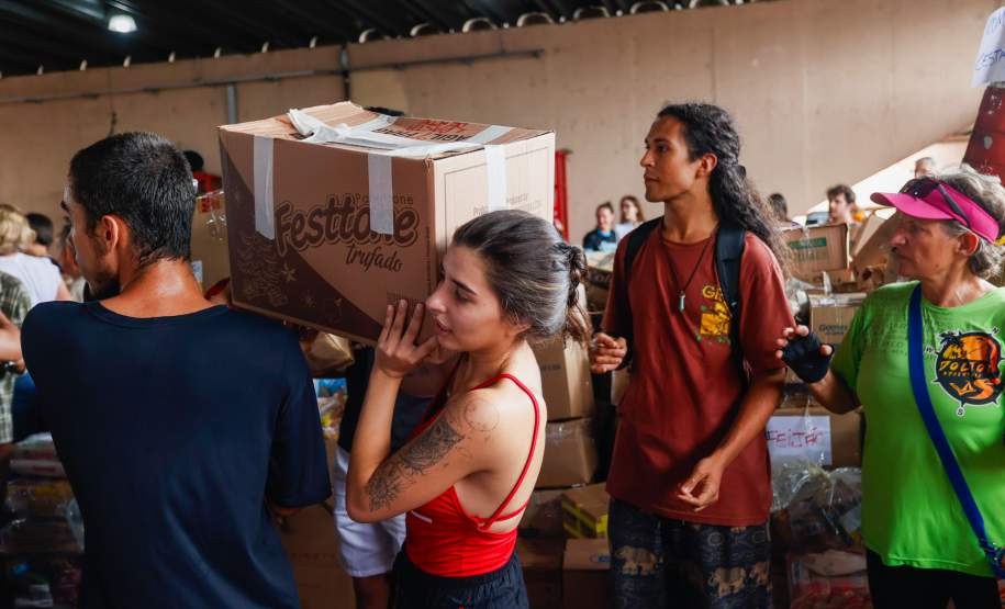 Campanha de doações do Estado já reuniu 11,5 mil toneladas ao Rio Grande do Sul