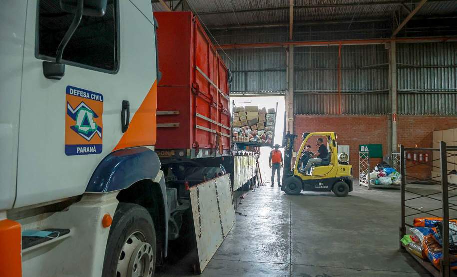 Campanha de doações do Estado já reuniu 11,5 mil toneladas ao Rio Grande do Sul