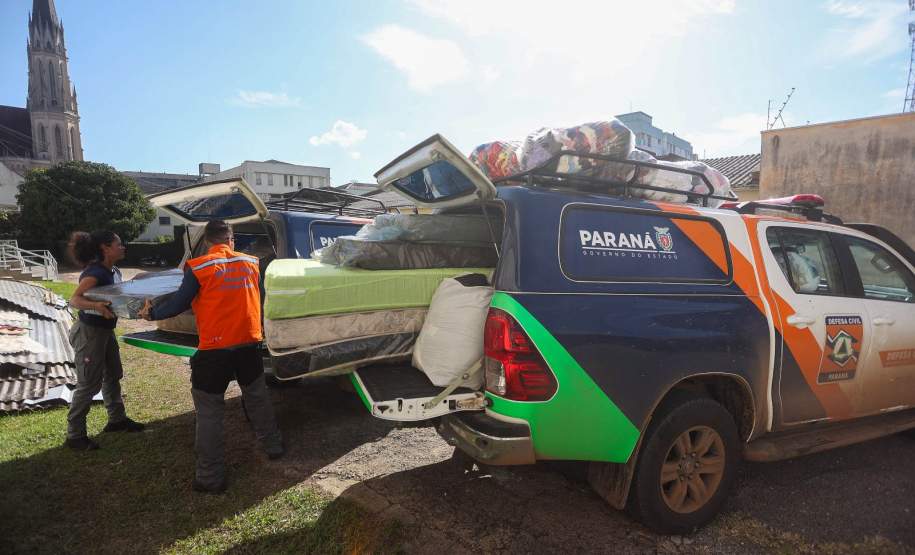 Campanha do Estado chega a 13,2 mil toneladas de doações enviadas ao Rio Grande do Sul