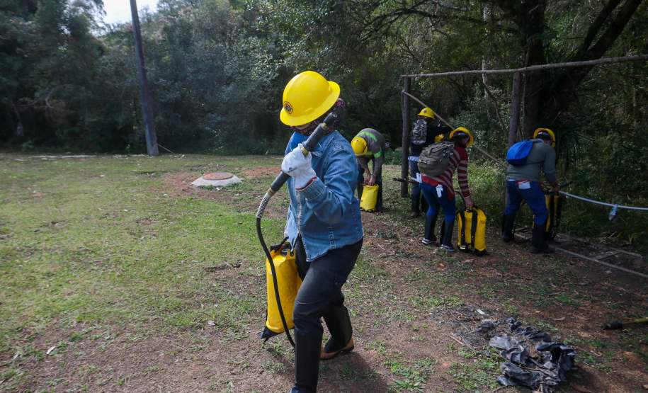 IAT capacita 65 voluntários para atuar em incêndios em Unidades de Conservação
