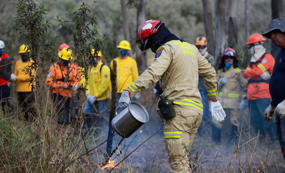 IAT capacita 65 voluntários para atuar em incêndios em Unidades de Conservação