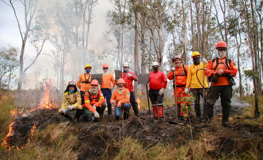 IAT capacita 65 voluntários para atuar em incêndios em Unidades de Conservação