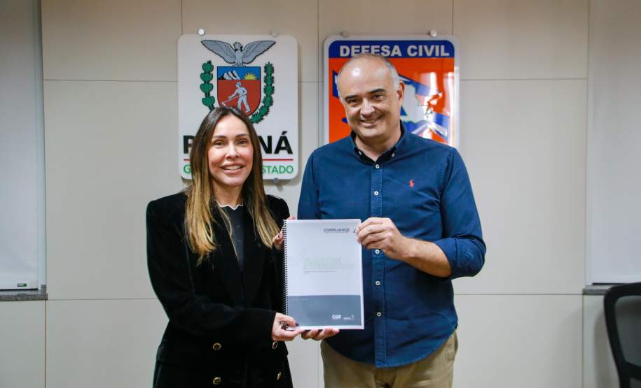 Defesa Civil Estadual recebe Plano de Integridade e Complaince elaborado pela Corregedoria-Geral do Estado