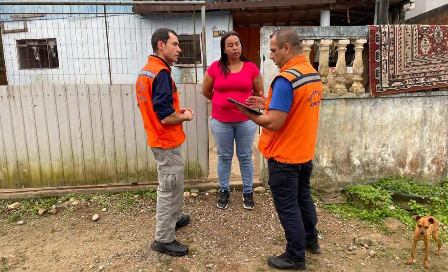 Com apoio da Defesa Civil, Morretes e União da Vitória avaliam alcance do novo alerta