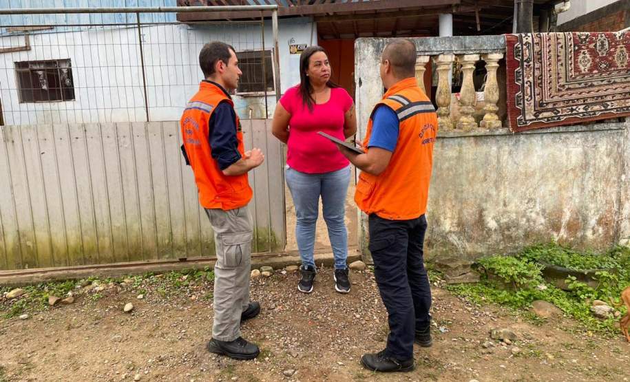 Com apoio da Defesa Civil, Morretes e União da Vitória avaliam alcance do novo alerta
