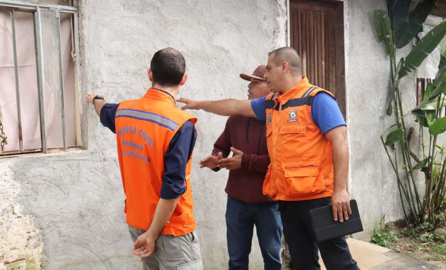 Com apoio da Defesa Civil, Morretes e União da Vitória avaliam alcance do novo alerta