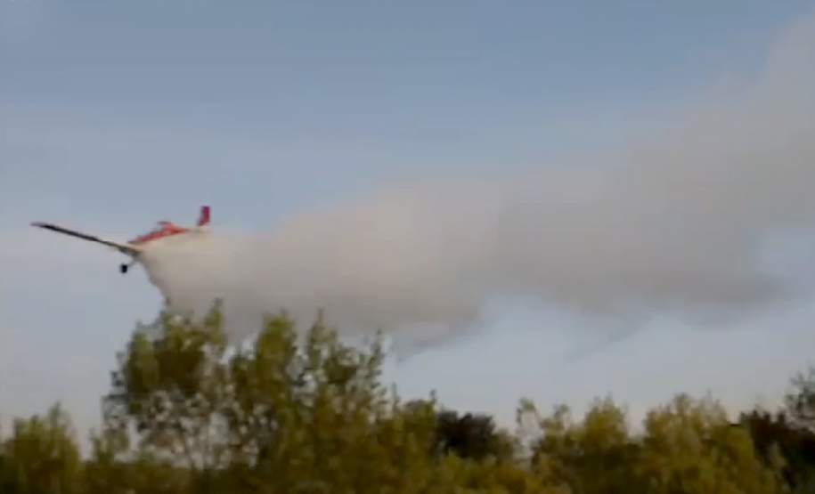 Avião contratado pelo Estado reduziu em 4 horas combate a incêndio em Palmeira