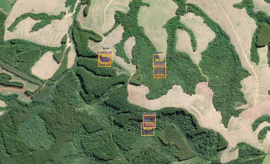 Paraná usa dados do INPE e da NASA para monitorar e combater incêndios