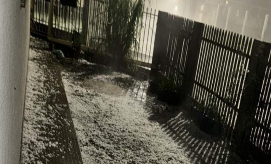 Defesa Civil Estadual monitora municípios atingidos por granizo nesta quarta-feira