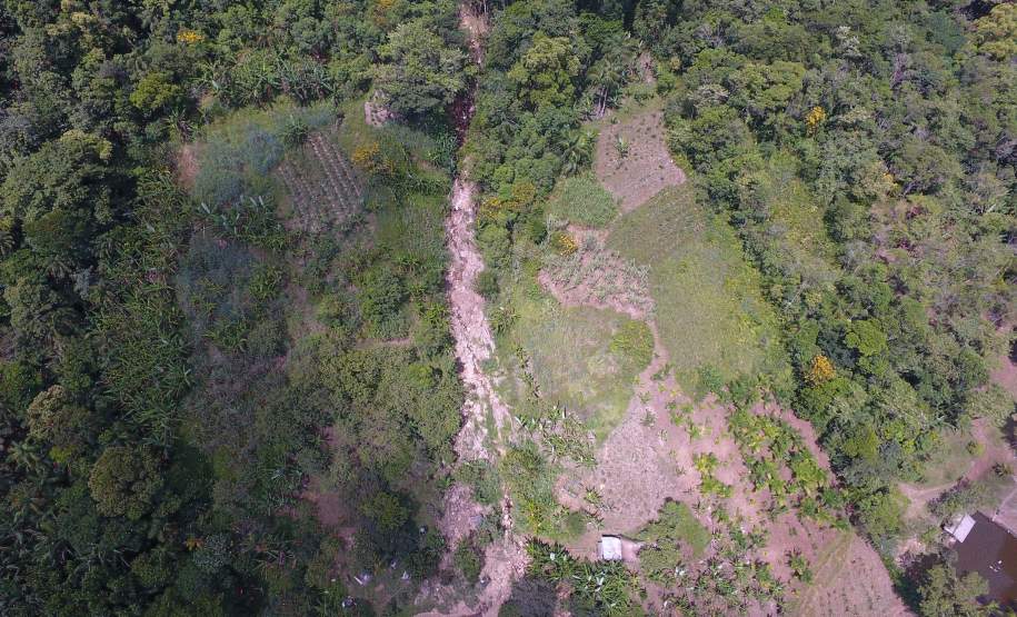 Defesa Civil Estadual vistoria áreas em Morretes afetadas pela enxurrada de fevereiro